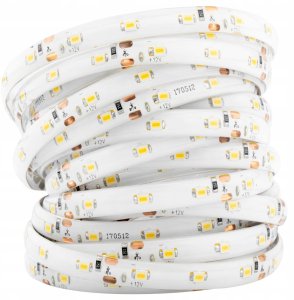 Taśma LED Pasek 12V 120W 1500LED 2835 Zimna 8mm 25m 2
