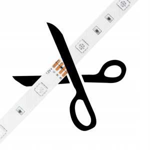 Taśma LED Pasek 12V 120W 1500LED 2835 Zimna 8mm 25m 4