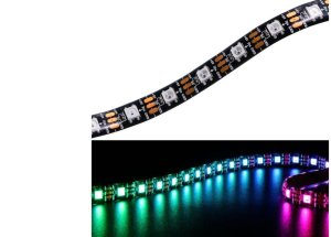 Taśma 5VDC RGB 60 led smd 5050 IC WS2813 cyfrowa 300 pikseli na 5m WS2813 ip20 / rolka 5m 1