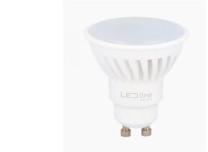 LED line PRIME żarówka LED GU10 10W 2700K ciepła 1250lm 125lm/w CERAMICZNA DIM ŚCIEMNIALNA 5 lat gwar. 1