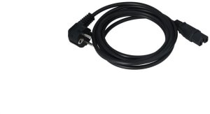 Kabel zasilający OMY do serwera z wtyczką IEC C15 10A czarny 3m 1