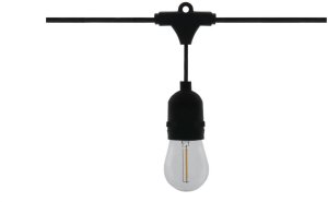 LEDOM Girlanda ogrodowa E27 5m + 10 x E27 1W 1