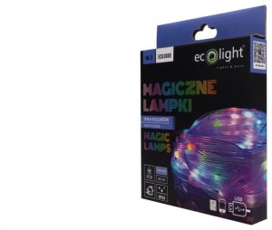 MAGICZNE LAMPKI 1MLN KOLORÓW 200 LED 10m DC5V 1