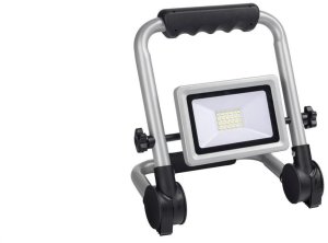 Oprawa przenośna Flexi 30W LED, składany stojak, 2400lm, 4000K, 1,5m guma, srebrna / 47993 1