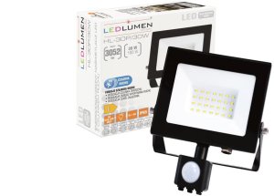 HL-30P/30W naświetlacz LED IP44 PIR NW 1
