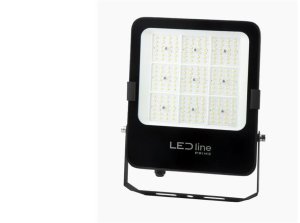 Naświetlacz projektor na boisko orlik LED line PRIME Floodlight 100W 4000K 140lm/W 14000lm Asymetria T2 5 lat gwar. 1