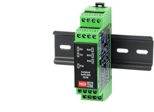 Koncentrator HUB RS485 1:3 z trójstronną izolacją 3kV DC 1