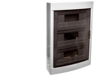 Rozdzielnica natynkowa 3x12 3-Rzędowa 36-Modułowa IP40 Drzwi Transparentne 90912136 VIko by Panasonic 1