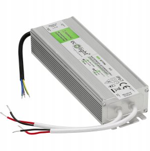 Zasilacz LED hermetyczny IP67 200W 12V 16,6A 224 x 65 x 40 mm EC79766 2