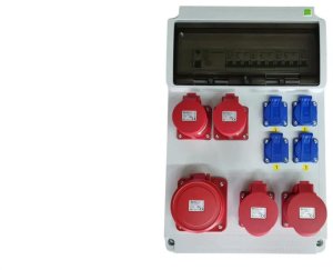 Rozdzielnica elektryczna CEE 63A 2x32A 2x16A 4x230V FI 1