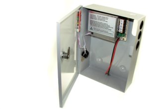 Zasilacz CCTV back up z kontrolą skrzynka 12V/5A 1
