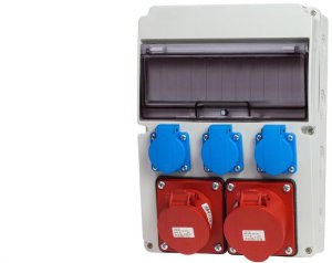 ROZDZIELNICA ROZDZIELNIA BUDOWLANA SKRZYNKA ELEKTRYCZNA 32A 16A 5P 230V RSW113 1