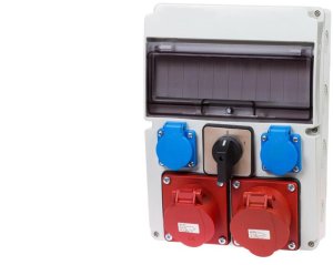 ROZDZIELNICA ROZDZIELNIA SKRZYNKA BUDOWLANA ELEKTRYCZNA Z WYŁĄCZNIKIEM 0-1 RSW01112 1