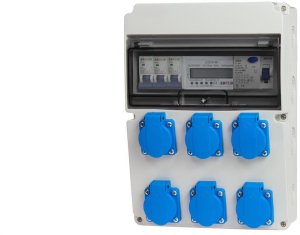 ROZDZIELNICA ROZDZIELNIA ZABEZPIECZONA SKRZYNKA BUDOWLANA LICZNIK 230V RSW006FCL003/3F 1