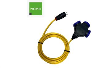 EXTREME Przedłużacz 3x1,5 PUR H07BQ-F 2m 3-fach 1320902 1