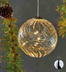 Sirius Home Wave Ball, Light decoration figure, Transparent, Glass, 10 bulb(s), LED, Yellow 1