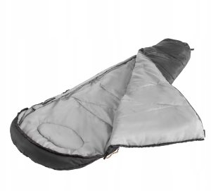 Easy Camp Starling Mummy Juodas 8°C | Sleeping Bag | 210 x 75 x 50 cm | -5 to 12 °C | Two-way open-end, autolock 2