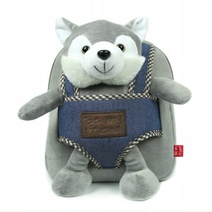 Pliušinis žaislas Husky Harry reversible kuprinė - 26cm 1