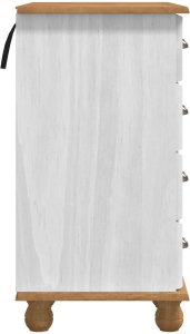 Biurko vidaXL Białe 95 cm x 40 cm 7