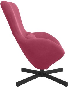 vidaXL Fotel jajko w kolorze winnego czerwonego aksamitu 5