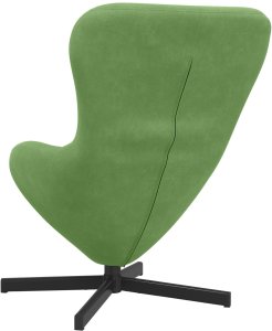 vidaXL Fotel Jajko Zielony Welur 6