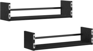 vidaXL Półka ścienna Czarny dąb MDF, Płyta wiórowa 60 x 16 x 14 cm 5