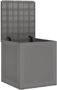 vidaXL Skrzynia na Zewnątrz Jasnoszara 55x53x57 cm PP 5