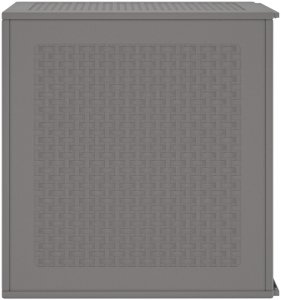 vidaXL Skrzynia na Zewnątrz Jasnoszara 55x53x57 cm PP 7