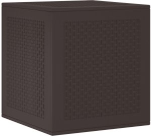 vidaXL Skrzynia ogrodowa Brązowa 55x53x57 cm PP 8