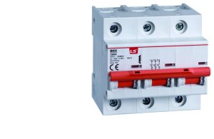 Wyłącznik nadprądowy 1,5 modułu 3P C 63A 10KA BKH 3P C63A 06110345R0 1