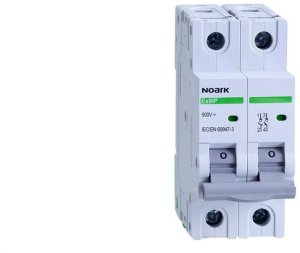 Rozłącznik izolacyjny fotowoltaiczny PV 63A 2-biegunowy 2P (500V DC) 2-modułowy NOARK 1
