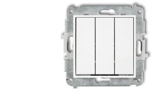 ICON Mechanizm łącznika potrójnego biały IWP-7 1