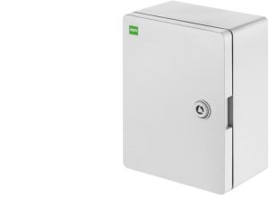 Industrial SR4 obudowa z tworzywa ABS 210x280x130 z płytą metalową IP65 szary 2760-00 1