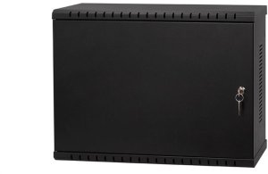 Szafa wisząca RACK 19 cali 3U 180mm CCTV CATV TPR czarna 1