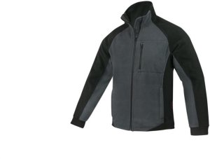 POLAR BHP Bluza robocza polarowa BARDZO CIEPŁA 400G GREY Szara Rozmiar M 1