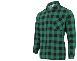 Koszula robocza BHP flanelowa ZIELONA Rozmiar 3XL 1