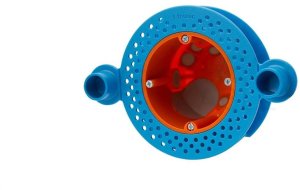 Zestaw pierścień mocujący instalacyjny do puszki elewacji podtynkowej fi:74mm gł.40mm + 5x puszka p/t E3700 F-TRONIC 1