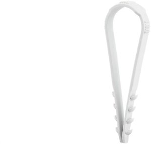 Obejma zaciskowa CMS 6-20mm 200 sztuk fi:6mm bezhalogenowy szary F-TRONIC 1