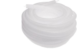 Rura karbowana elektroinstalacyjna 6161-50P/BH 20/14,5mm giętka samogasnąca peszel bez pilota 320N bezhalogenowa, transparentna 1