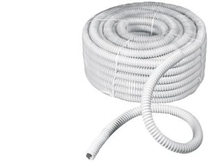 Rura spiralna wysokoelastyczna szara PVC fi16 ECGFE16 /30m/ 1