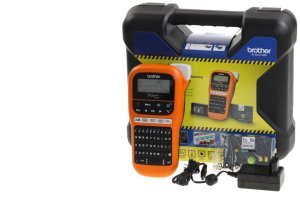 Drukarka etykiet PTE110VPYJ1 / drukarka opisów dla elektryka /zestaw walizkowy etykiet PT-E110VP 1