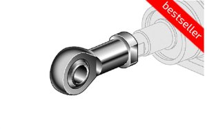 Końcówka prosta z przegubem kulowym, D40, M12x1,25, SNS/040 1