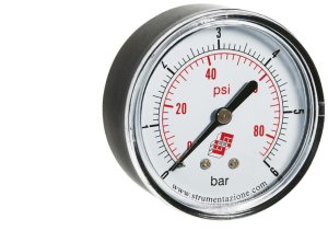 Manometr standardowy z przyłączem tylnym, śr. 50mm, 0-12bar, G1/8, M50A.PL012G18 1