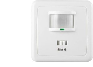CZUJNIK RUCHU DŹWIĘKU DO PUSZKI 60 LED PIR 160 STOPNI DO PUSZKI MONTAŻOWEJ FI 60 1