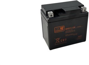 MWR 5-12M Akumulator AGM 5Ah 12V Rozruchowy, prąd rozruchu 100A 1