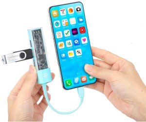 HUB USB Manhattan 4-Portowy 3.2 Gen1 Typ-A/C do 4x USB-A 3.0 (181020) 2