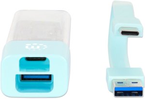 HUB USB Manhattan 4-Portowy 3.2 Gen1 Typ-A/C do 4x USB-A 3.0 (181020) 6