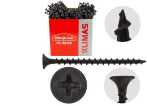 Wkręty do mocowania płyt karton gips do podłoża drewnianego 3,5x35 Wkręt-met /1000szt./ 1