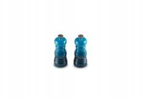 Le Creuset Salt and Pepper Mill Set 11cm Blue 0630870215732 1