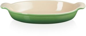 Le Creuset Oval Baking Dish Heritage Stoneware 28cm / 1 6L Bamboo Green 0630870319669 1